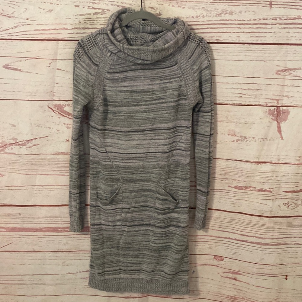 Prana cowl neck sweater dress